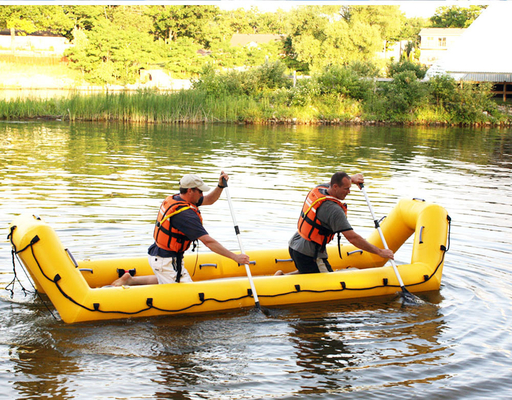 China Portable Lightweight PVC Inflatable Rescue Boat For Firefighting supplier